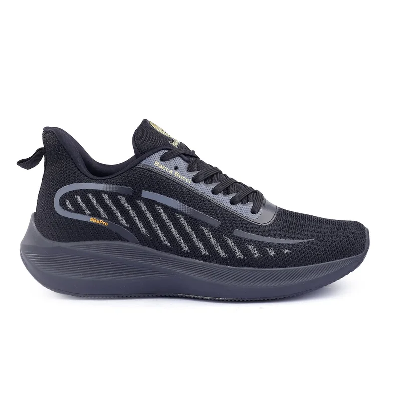 Bacca Bucci Black Ironman Shoes for Running Walking and Training for Men | Best Price UAE